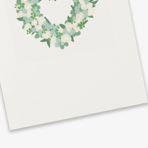 Postal Kartotek coração de flores