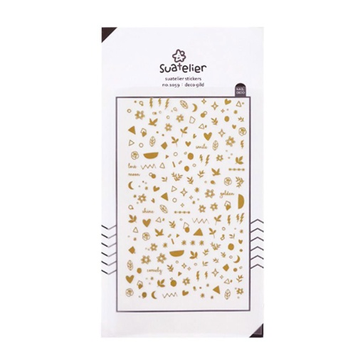 Autocolantes Suatelier ouro (1 folha)