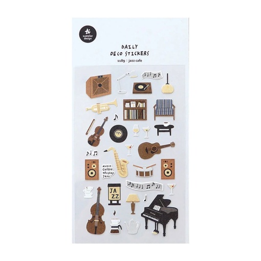 Suatelier jazz café stickers (1 sheet)