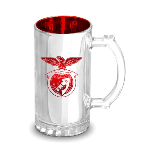 Benfica mirrored beer mug BEN1471