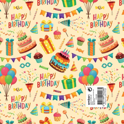 Amber children's wrapping paper 70x100cm Happy Day