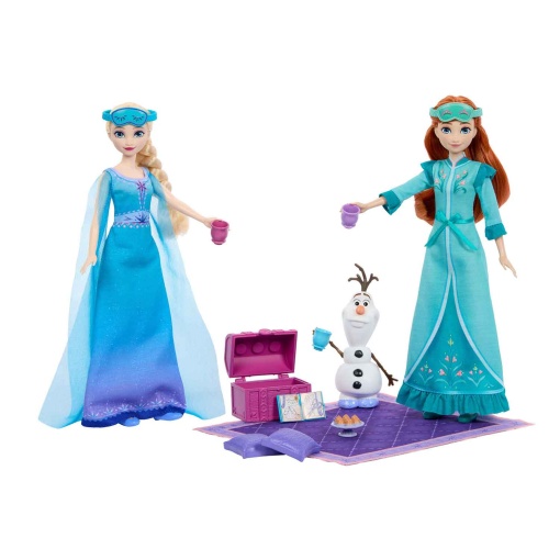 Fiesta de pijamas de las hermanas de Frozen de Disney Mattel JML08