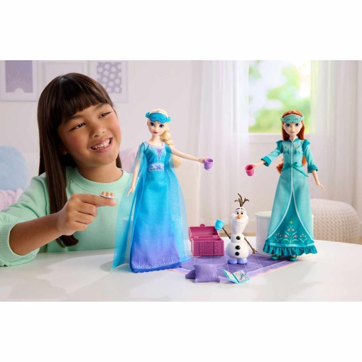 Fiesta de pijamas de las hermanas de Frozen de Disney Mattel JML08