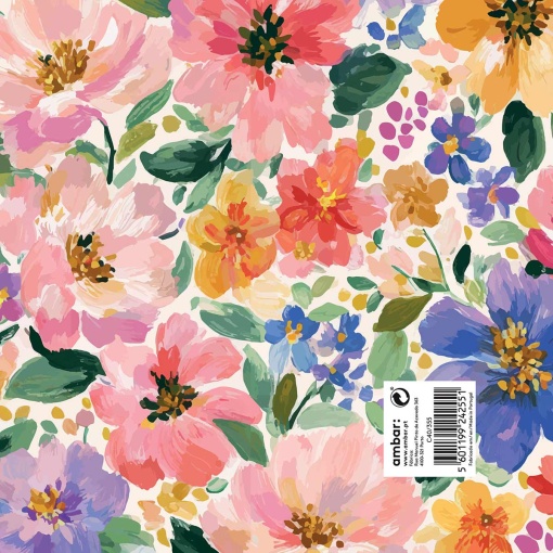 Papel de embrulho Ambar clássico 70x100cm Spring Garden