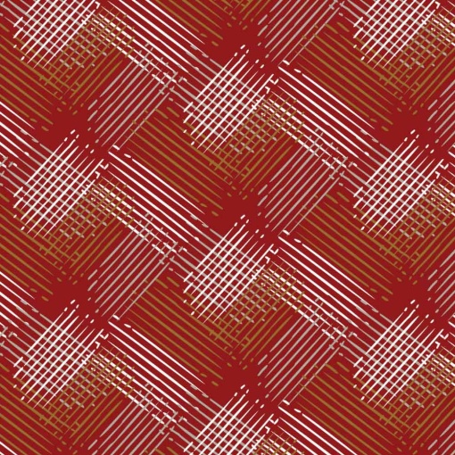 Papel de embrulho Jol clássico 70x100cm riscas diagonais vermelho