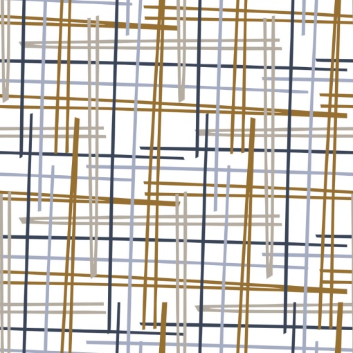Papel de embrulho Jol clássico 70x100cm riscas azul e dourado