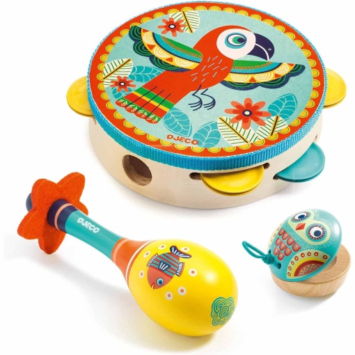 Conjunto instrumentos musicais Djeco (3 unidades)
