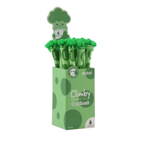 Caneta apagável iTotal Climby Benny brócolos