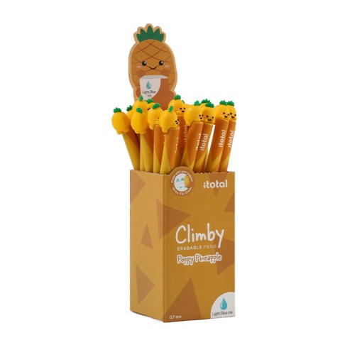 Caneta apagável iTotal Climby Poppy ananás
