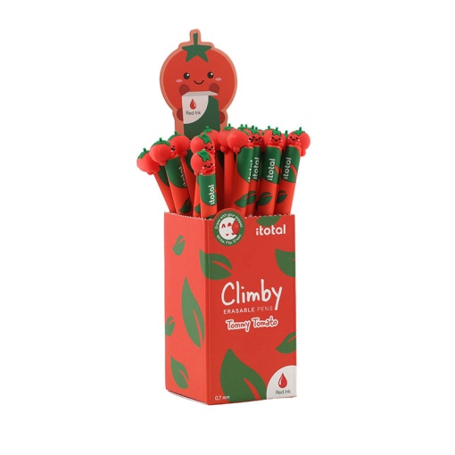 Caneta apagável iTotal Climby Tommy tomate