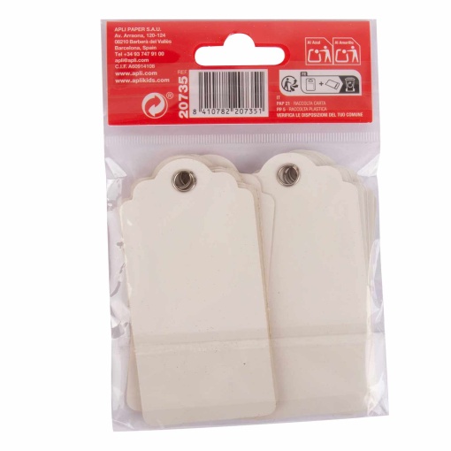 Labels with kraft/gold/silver card stock wire (10 units) Appli