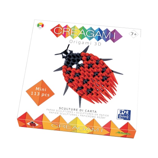 Origami 3D mini Oxford Creagami joaninha