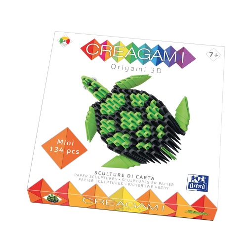 Origami 3D mini Oxford Creagami tartaruga