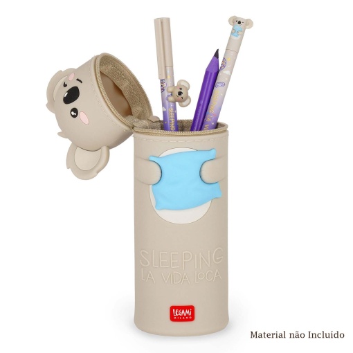 Legami Kawaii Koala "Sleeping La Vida Loca" Estuche Escolar Silicona 2 en 1 28