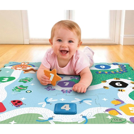 Tapete de rompecabezas de animales Clementoni Baby 1, 2, 3