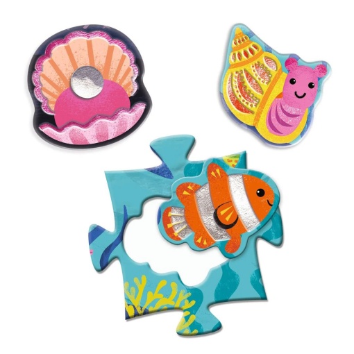 Puzzle gigante Djeco 32 peças Tactilo Sea