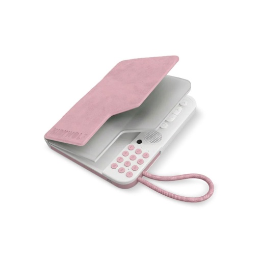 Diário com código e gravador Kidywolf Kidytreasure rosa