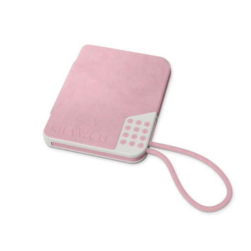 Diário com código e gravador Kidywolf Kidytreasure rosa