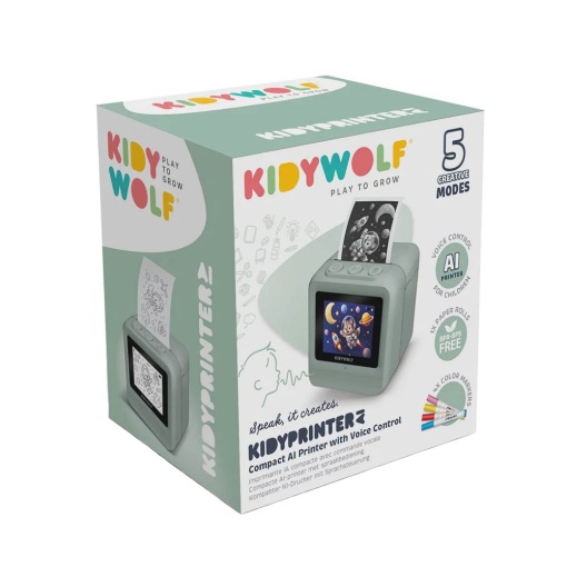 Impressora térmica com inteligência artificial Kidywolf Kidyprinter AI
