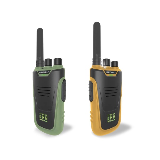 Kidywolf Kidytalk green and orange walkie talkie