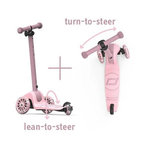Trotinete Highwaykick 3S rosa Scoot and Ride