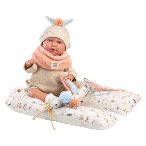 Mimi crying doll, 42cm, with pillow, Llorens