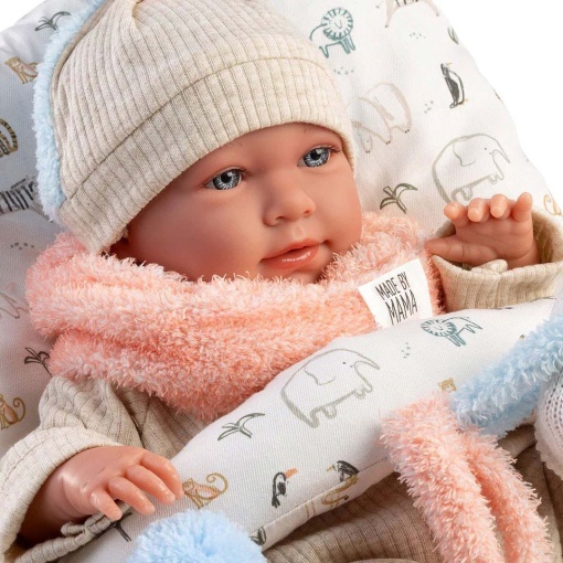 Mimi crying doll, 42cm, with pillow, Llorens