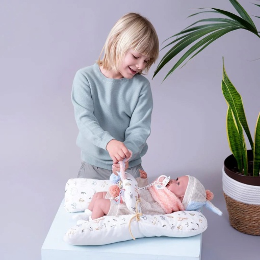 Mimi crying doll, 42cm, with pillow, Llorens