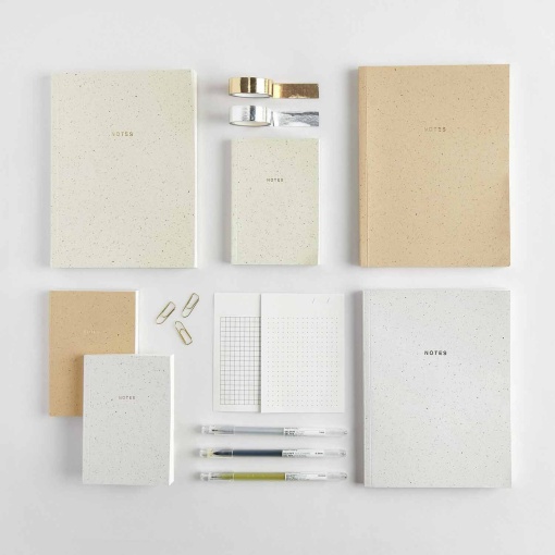 Notebook A6 Rico Design Paper Poetry off white