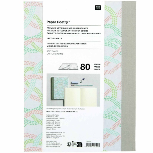 A5 Notebook Rico Design Paper Poetry Sky Waves