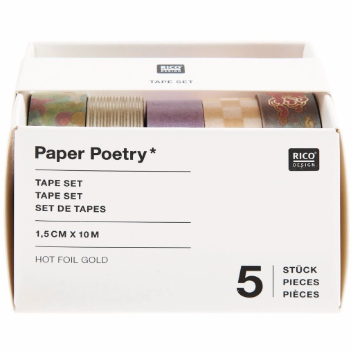 Decorative washi tape Rico Design Paper Poetry Sky 15mmx10m (5 units)