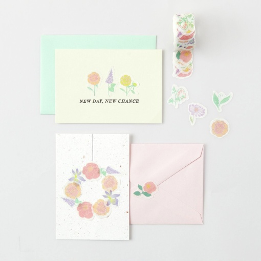 Rico Design Pastel Flowers washi stickers (200 units)