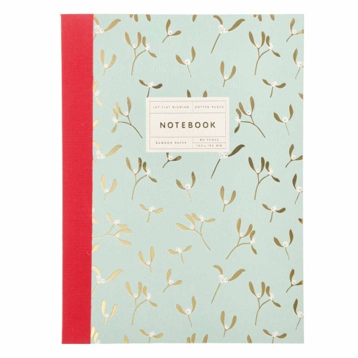 A5 Notebook Rico Design Paper Poetry Advent Mistletoe