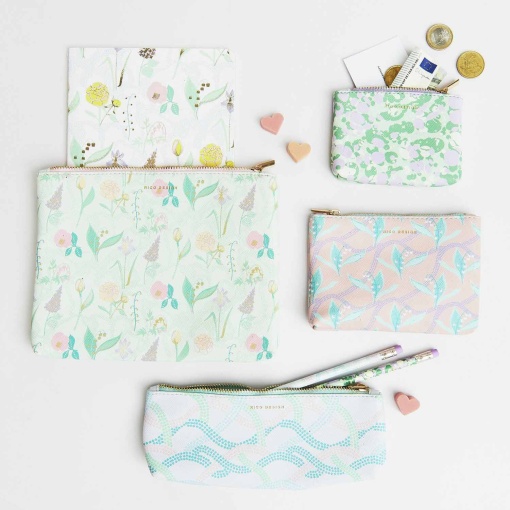 Rico Design Sky Flowers Bag 14x10cm