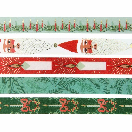 Decorative washi tape Rico Design Paper Poetry Advent 15mmx10m (5 units)