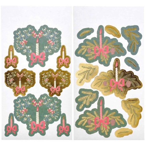 Rico Design Paper Poetry Advent Candles/Twigs Stickers (4 sheets)