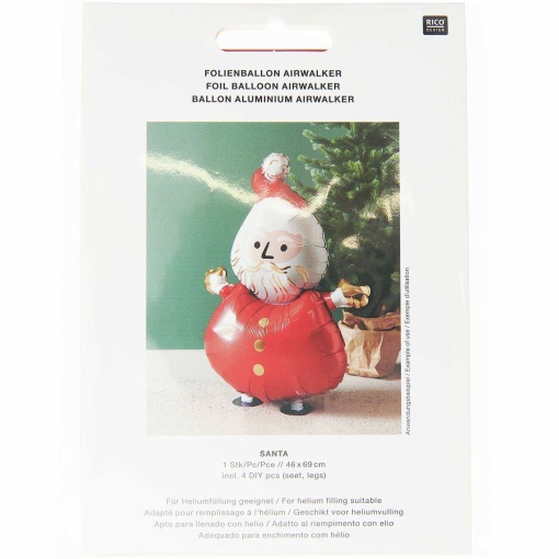 Foil balloon Rico Design Santa Claus