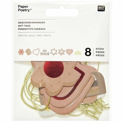 Rico Design Paper Poetry wired card labels (8 units)
