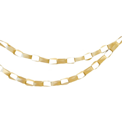 DIY Gold Rich Design Chain Wreath