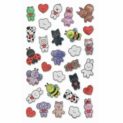 3D Stickers Rico Design Paper Poetry Chingu (1 sheet)