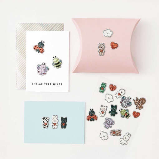 3D Stickers Rico Design Paper Poetry Chingu (1 sheet)