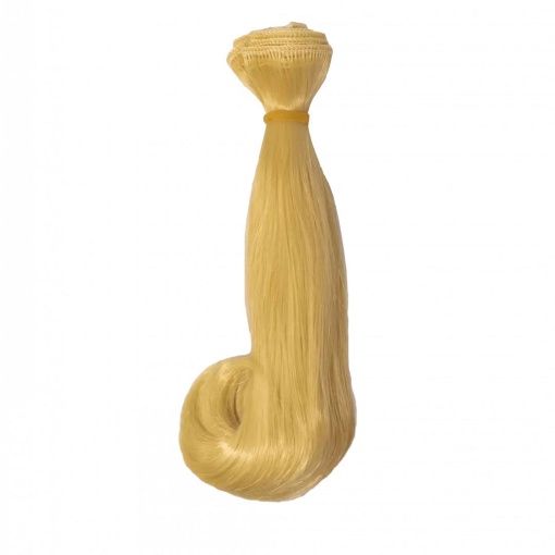 Hair for dolls Circle straight blonde