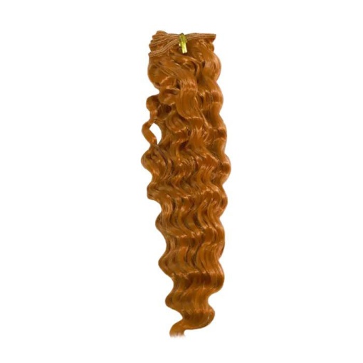 Cabelo para bonecas Círculo encaracolado ruivo