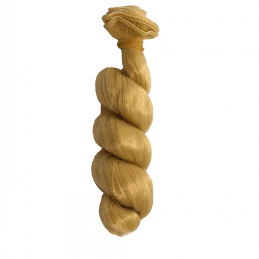 Hair for dolls, Circle style, wavy blonde