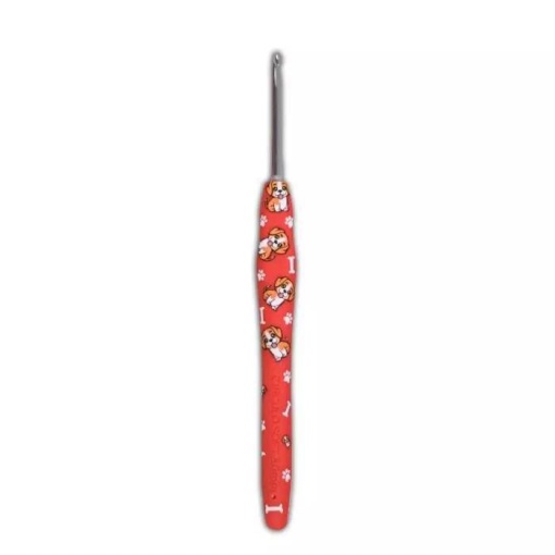Crochet hook Circle Soft Animals 3mm dog