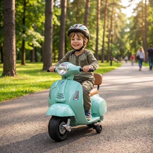 Mota elétrica Vespa GTS 7,2V menta