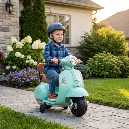 Mota elétrica Vespa GTS 7,2V menta