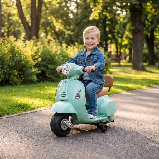 Mota elétrica Vespa GTS 7,2V menta