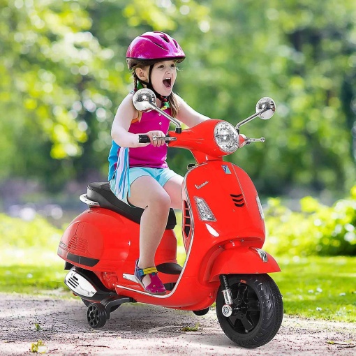 Mota elétrica Vespa 6V vermelho
