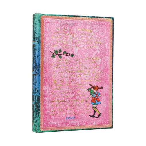 Agenda diária 125x175mm 2027 Paperblanks Midi Astrid Lindgren Pippi Longstocking